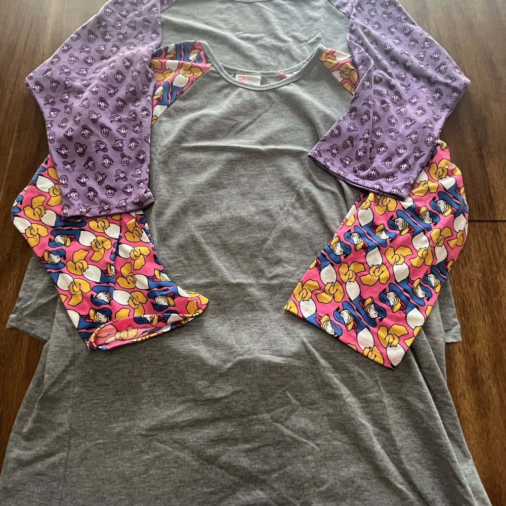 Disney Lularoe Donald Duck randy shirt bundle 3X